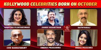 Top Kollywood Celebrities Who Were Born in October
