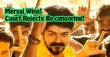 Success For Mersal! High Court Denies To Cancel The Mersal Censor Certificate! Tamil News