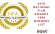 44th National Film Awards Hindi awards on YouTube Channel