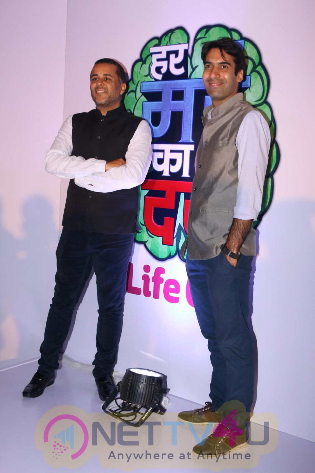Chetan Bhagat At Book Launch Of Life Ok Show Har Mard Ka Dard Stills Hindi Gallery
