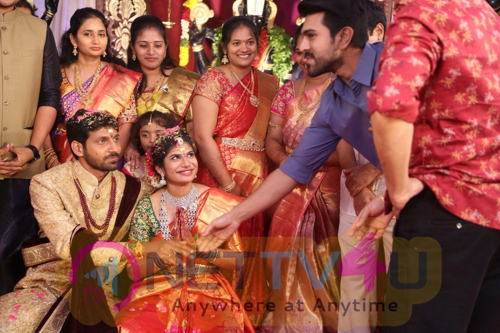 Celebs At Tejaswini & Mithun Sharath Wedding Function Pics  Telugu Gallery