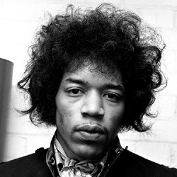 English Musician Jimi Hendrix
