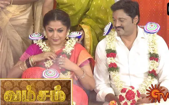 charukesh and swetha wedding tamil serial actors