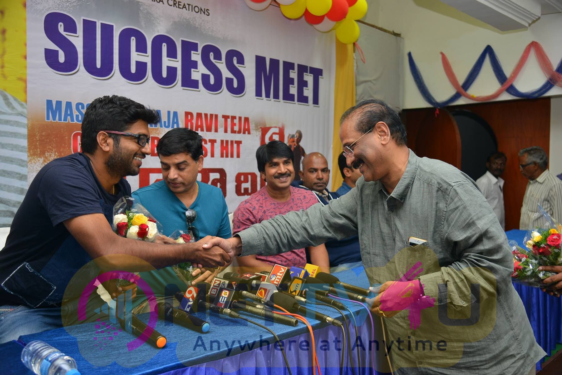 Raja The Great Team Success Press Meet In Vijayawada Pics Telugu Gallery