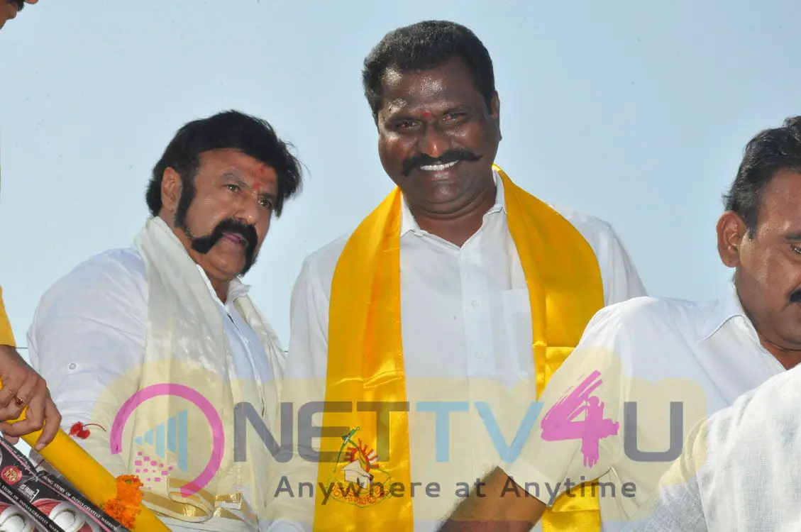 Actor Nandamuri Balakrishna At NTR Statue Karimnagar Stills Telugu Gallery