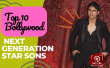 Top 10 Bollywood Next Generation Star Sons Hindi Article