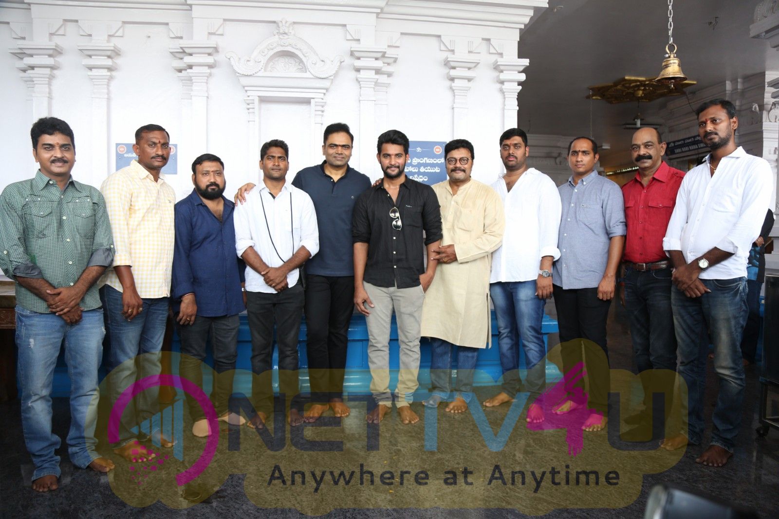 Sri Hanuman Movie Makers Adhi Saikumar New Movie Pooja Stills Telugu Gallery
