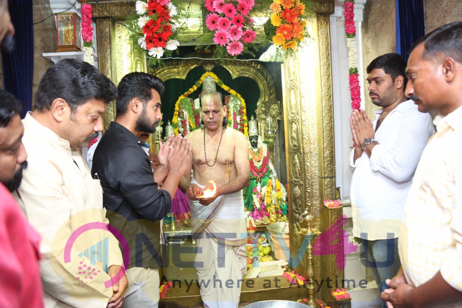 Sri Hanuman Movie Makers Adhi Saikumar New Movie Pooja Stills Telugu Gallery