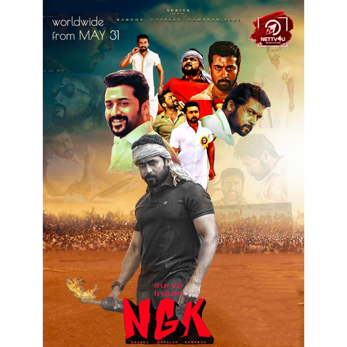 NGK Contestant Fan Made Posters Tamil Gallery