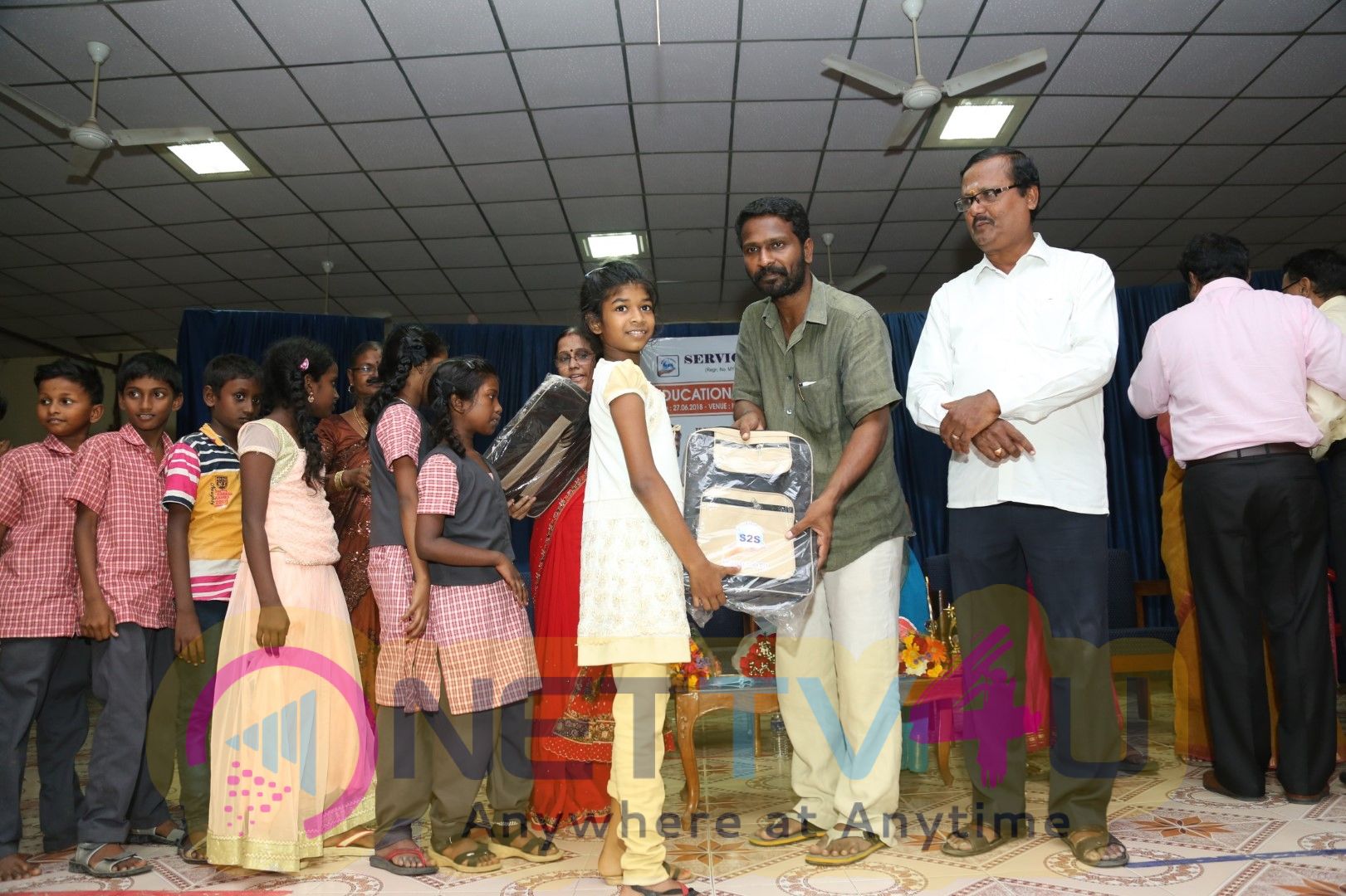Director Vetrimaaran At Service To Society  Educational AID Program At ICF Higher Secondary School  Best Images Tamil Gallery