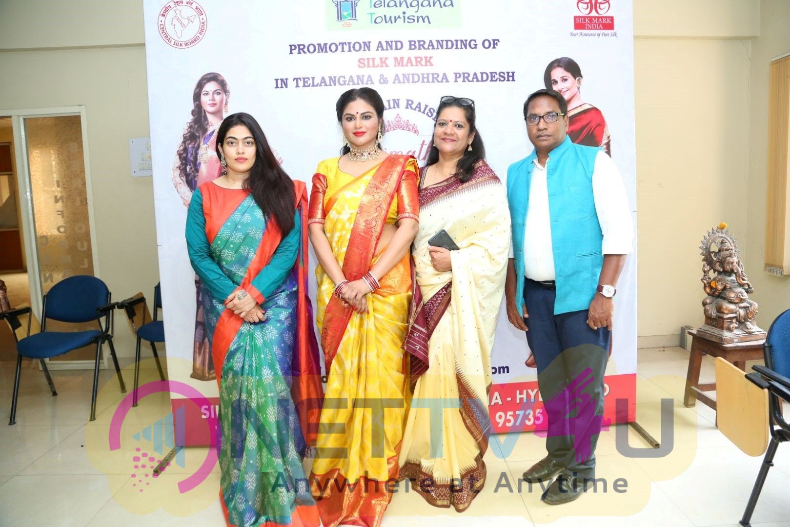 Sailaja Reddy Is The Brand Ambassador For Silk Mark Organization Wonderful Images Telugu Gallery