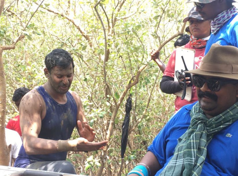 Vishal Works Hard For Thupparivaalan!