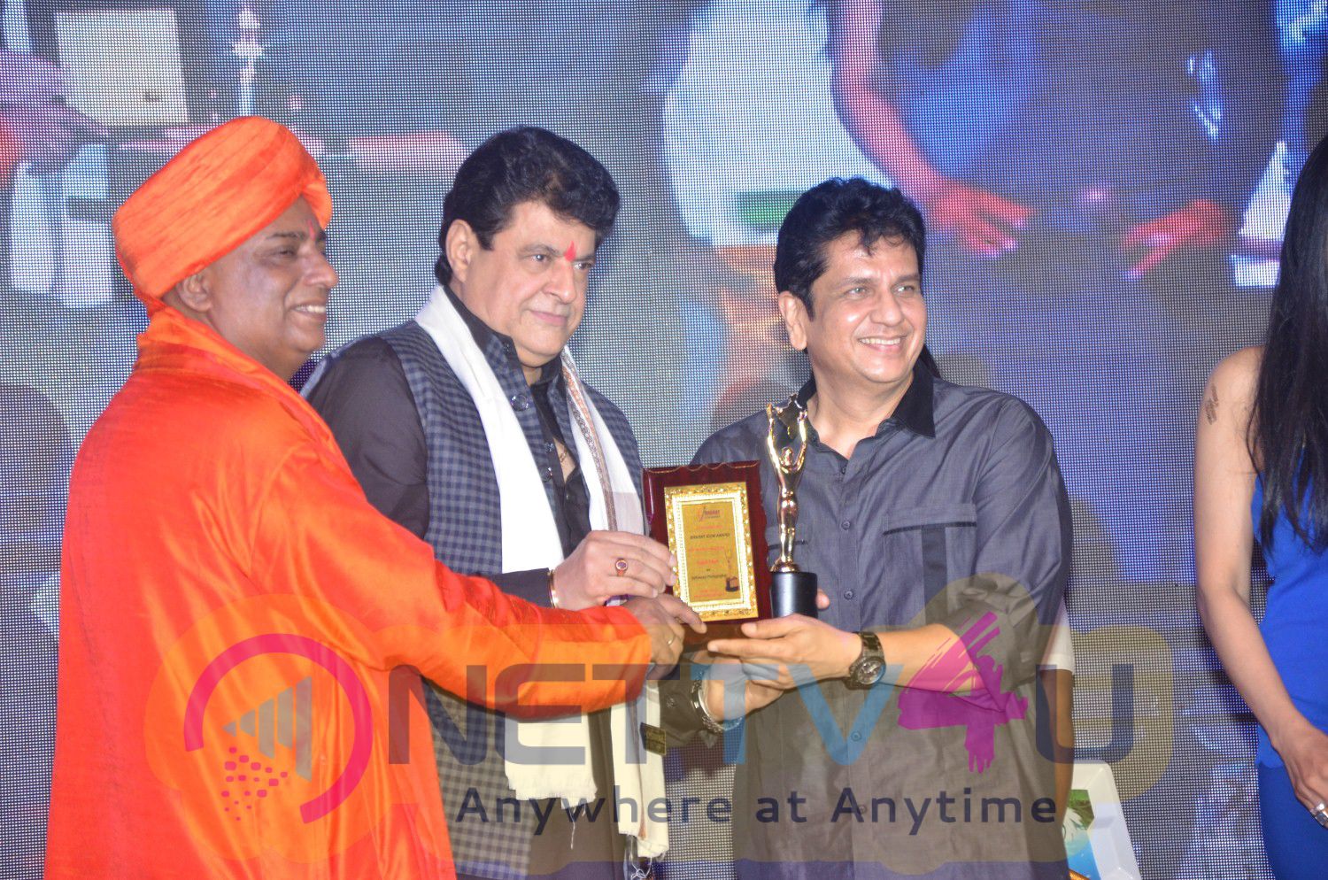 Bharat Icon Award With Hiten Paintal And Gufi Paintal Special Stills Hindi Gallery