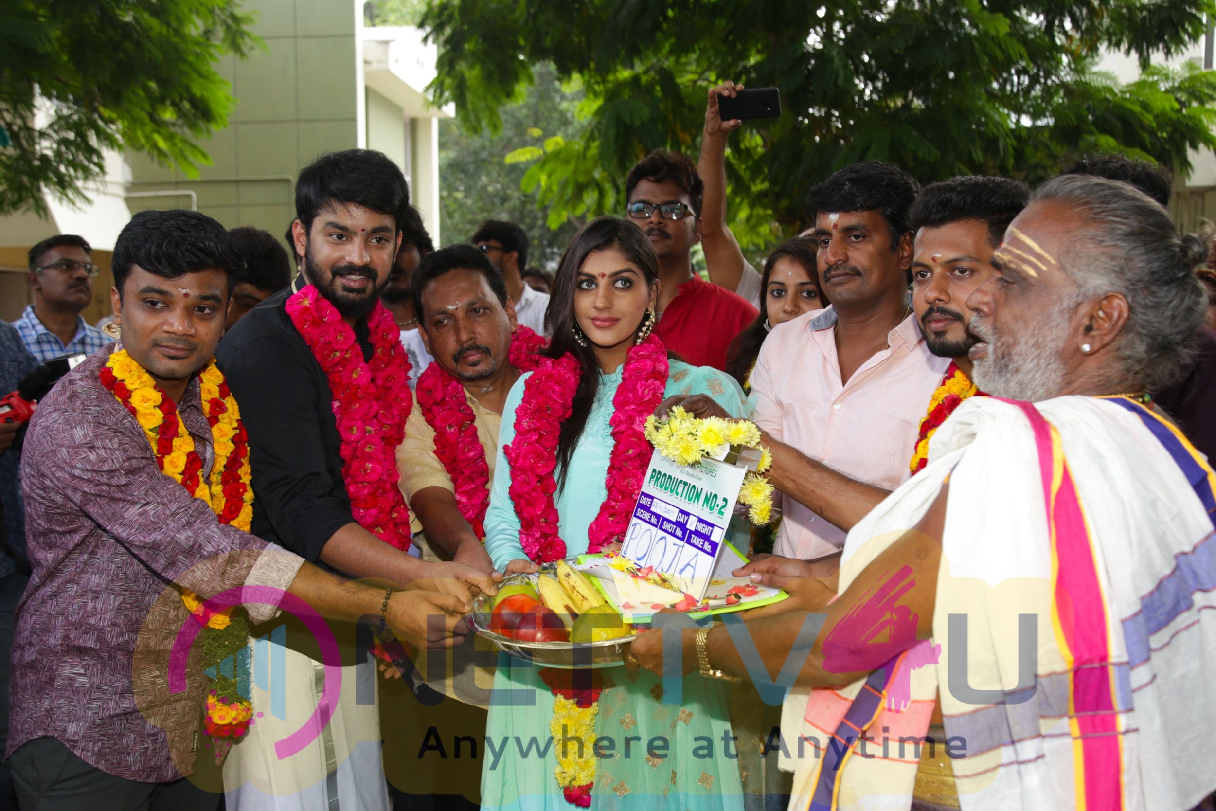Bharathan Pictures Production No 2 New Movie Pooja Photos Tamil Gallery