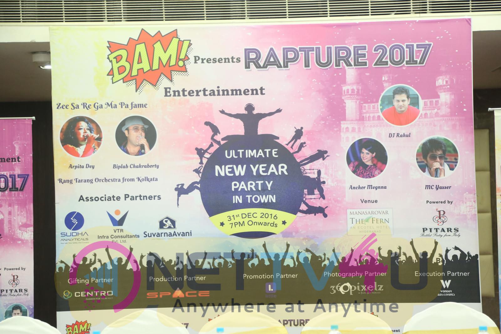 Rapture 2017 New Year Party Press Meet Stills Telugu Gallery