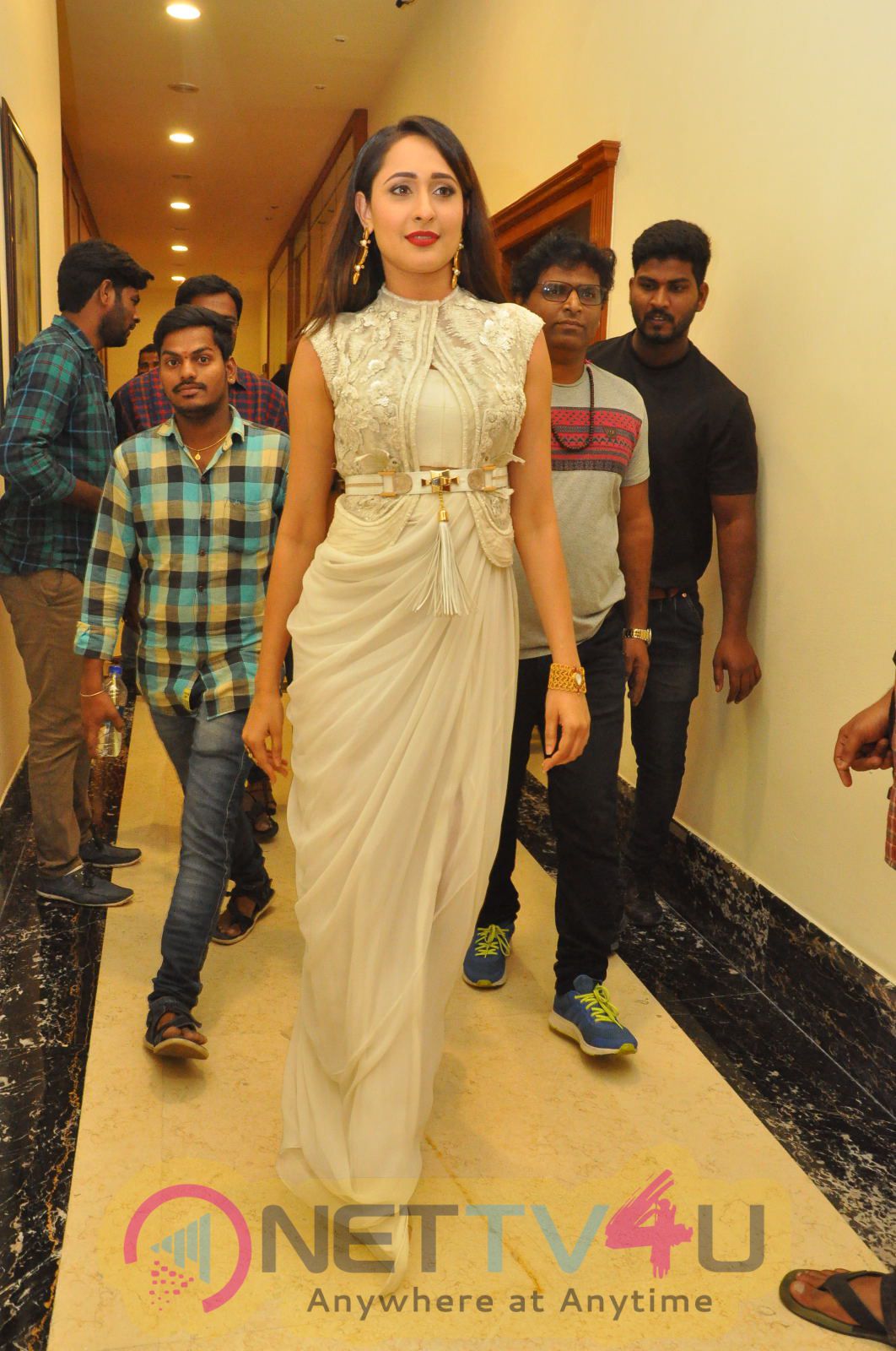 Actress Pragya Jaiswal Cute Pics At Gunturodu Movie Audio Launch Telugu Gallery
