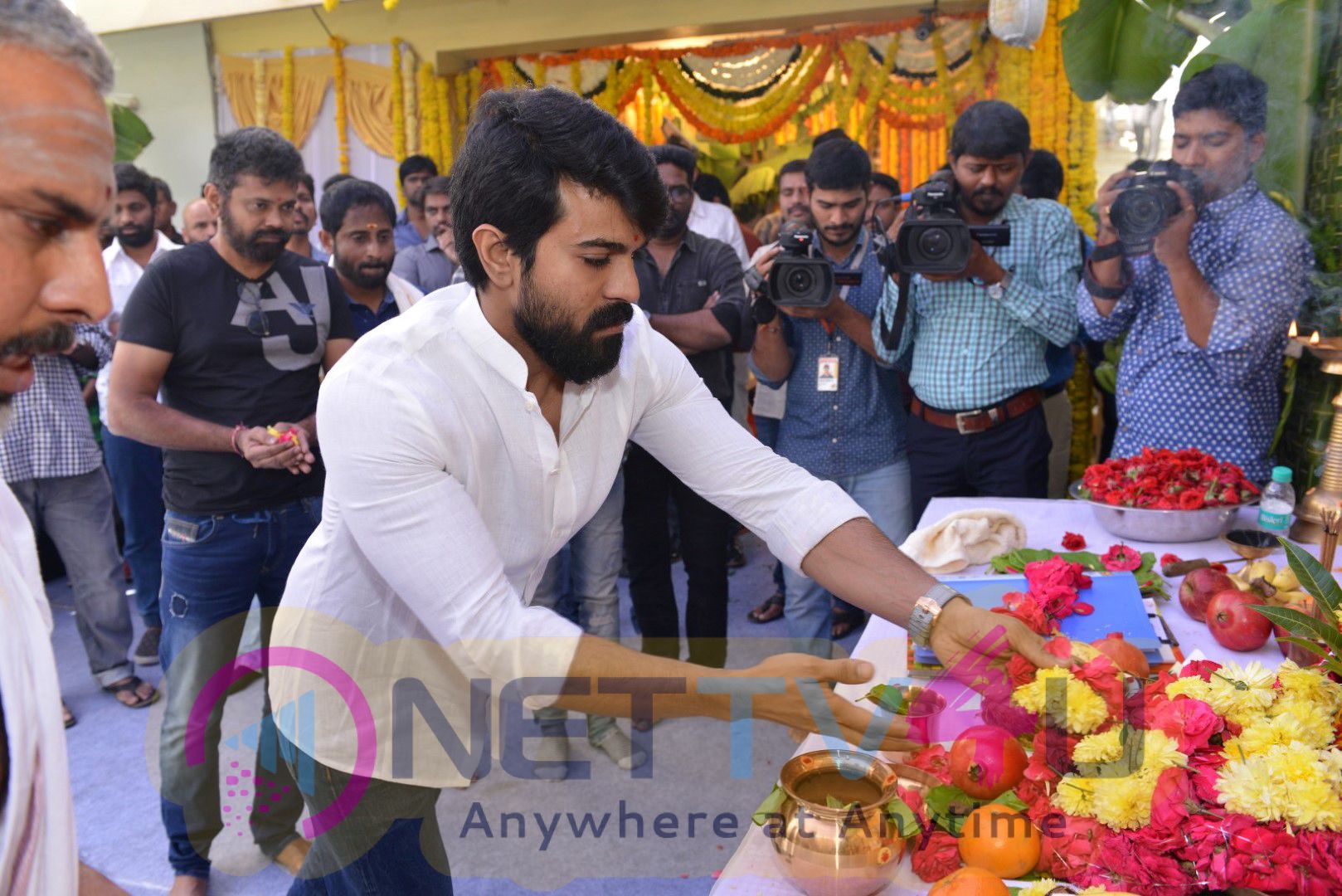 Sukumar And Ram Charan Movie Opening Exclusive Images Telugu Gallery