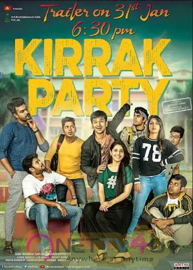 Kirrak Party Movie First Look Poster Telugu Gallery