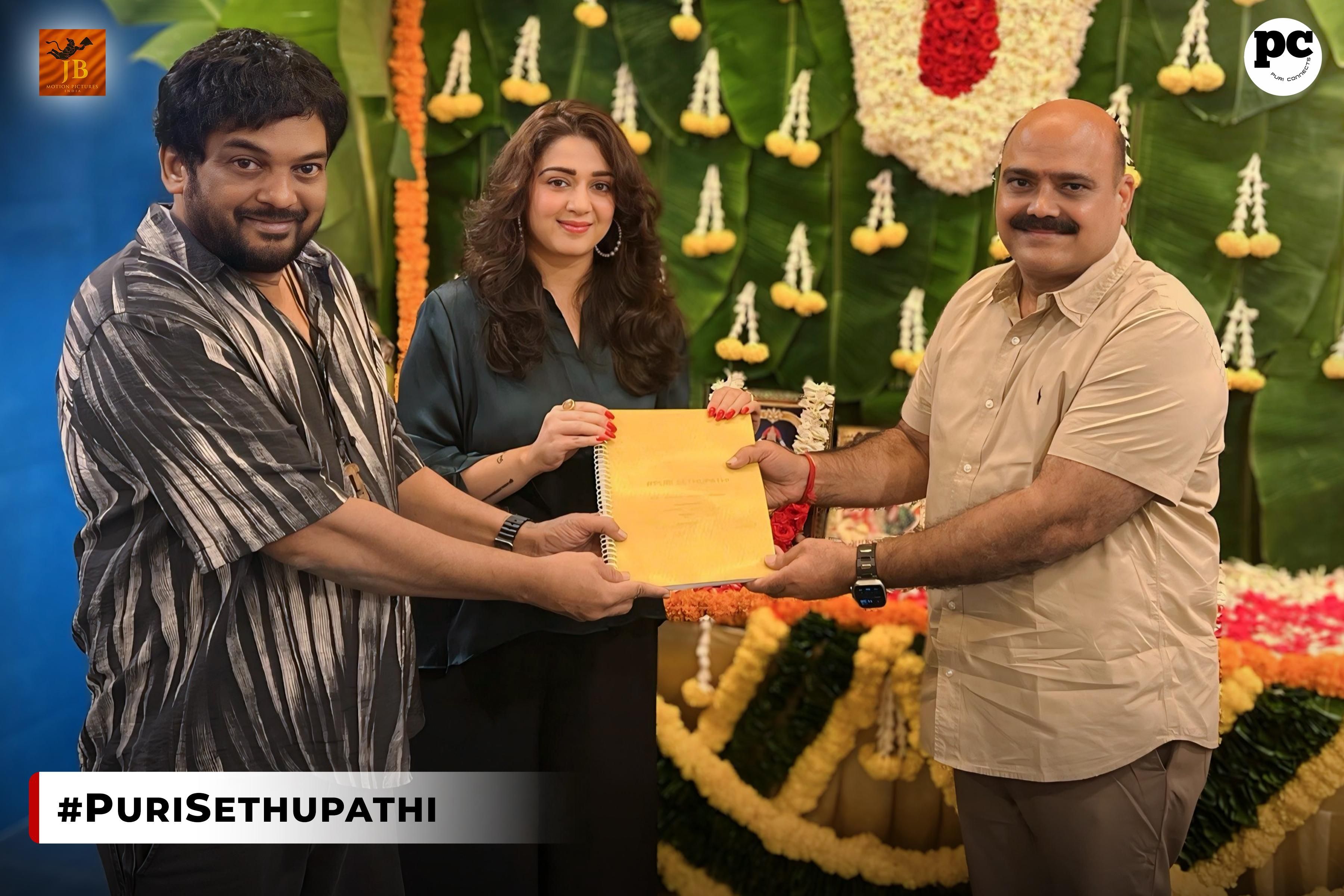 Vijay Sethupathi - Puri Jagannadh Movie Pooja Launch Stills Telugu Gallery