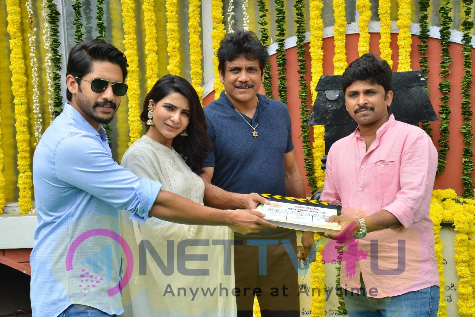 Naga Chaitanya, Samantha & Shine Screens Production No 2 Launched Pics Telugu Gallery