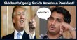 Siddharth Openly Scolds American President! Tamil News