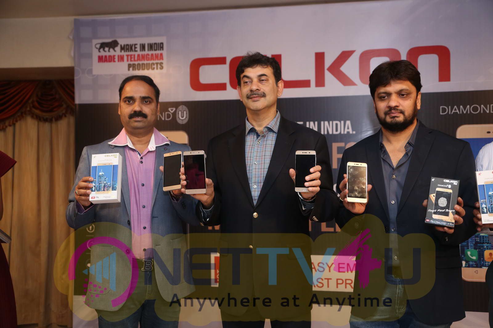 Celkon Finger Print Mobile Launch Stills Telugu Gallery