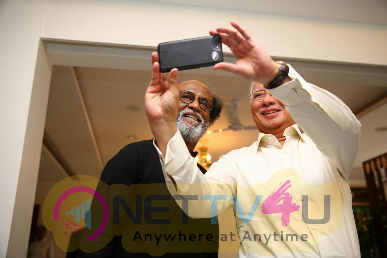 Malaysian PM Najib Razak Meet Superstar Rajinikanth Beautiful Pics Tamil Gallery