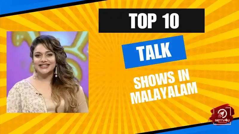 Top 10 Talk Shows In Malayalam Malayalam Article