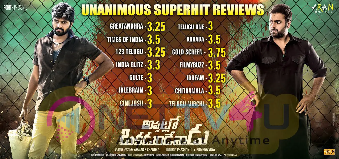 Appatlo Okadundevadu Review Ratings Poster Telugu Gallery