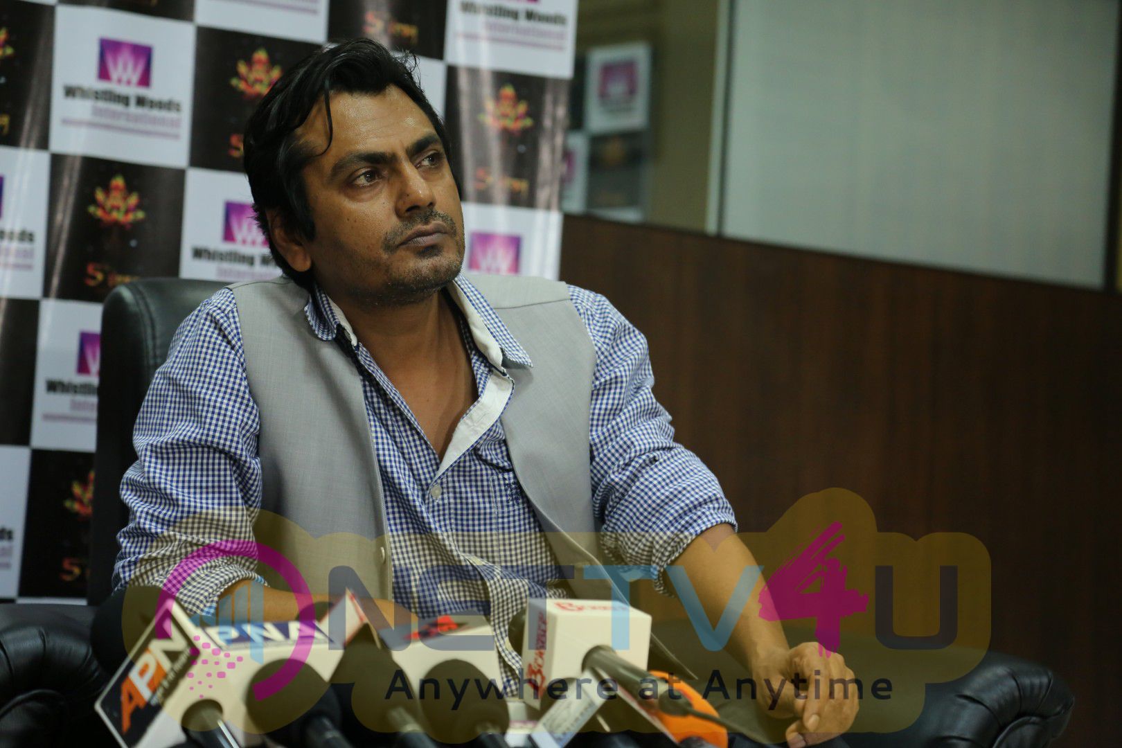 5th Veda Session With Nawazuddin Siddiqui At Whistling Woods International Institute Stills Hindi Gallery