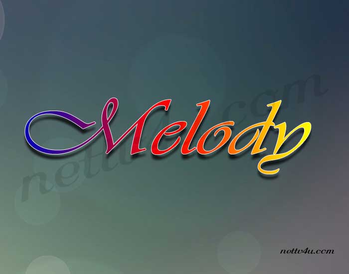 melody name wallpaper