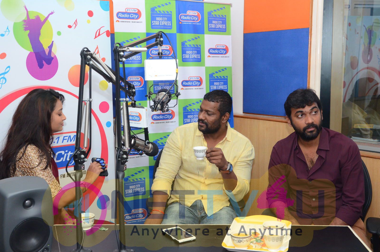 Aavu Puli Madhyalo Prabhas Pelli Song Launch Radio City Desired Pics Telugu Gallery