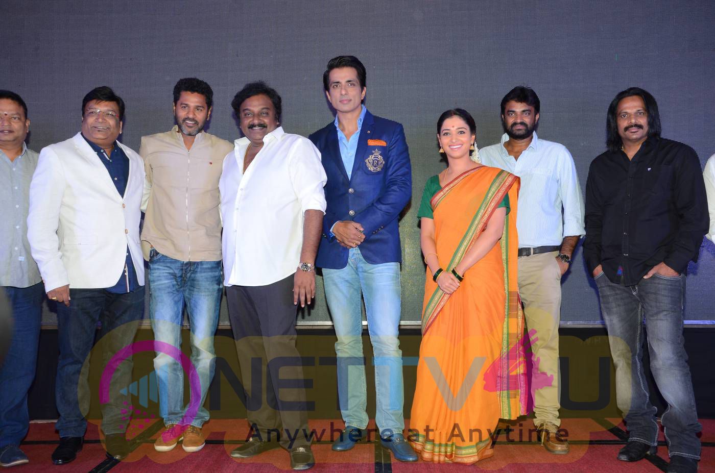 Abhinetri First Look Launch Excellent Photos Telugu Gallery