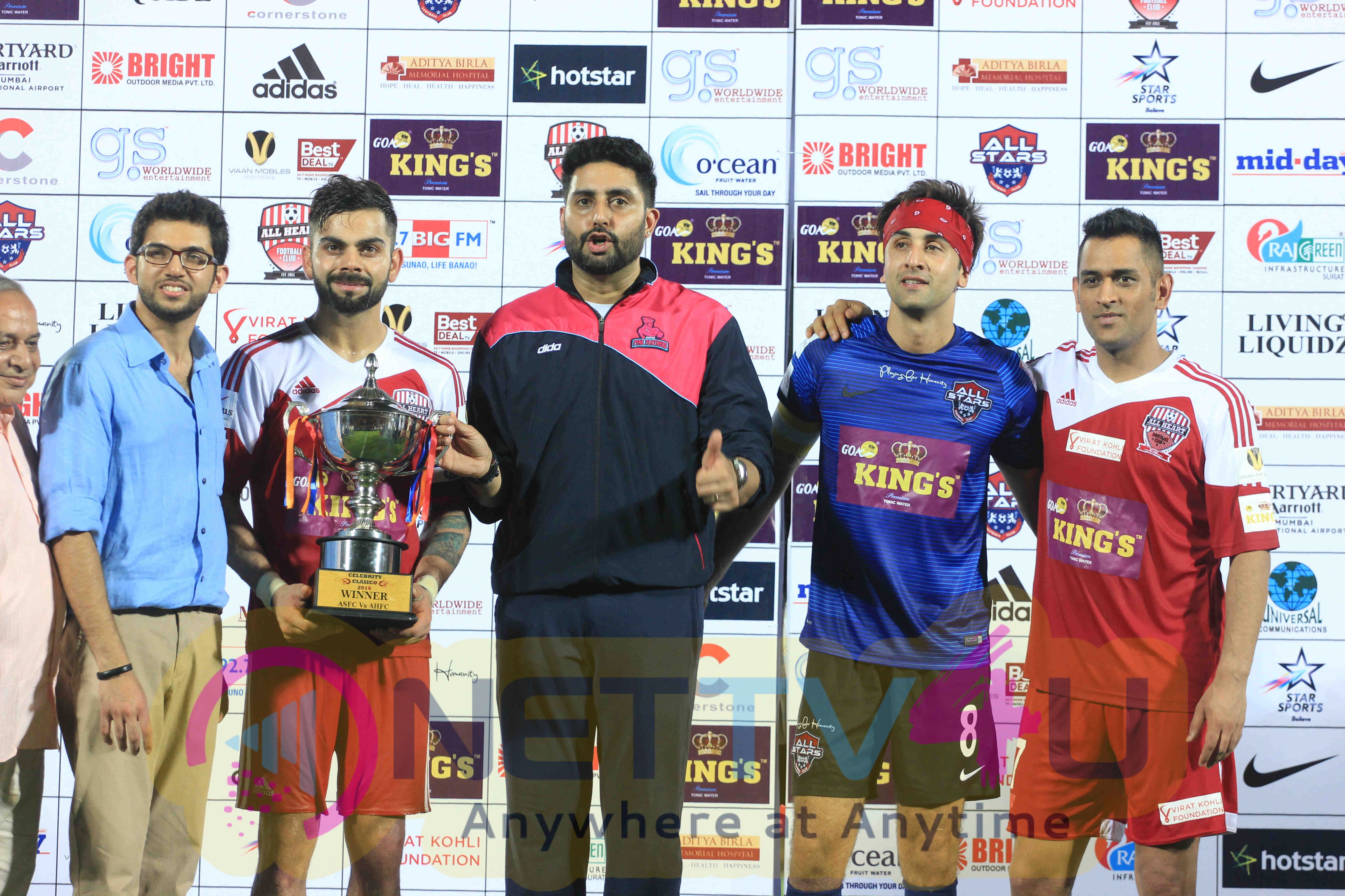 Abhishek Bachchan & Many Celebs No Losers At The Celebrity Football Match Photos Hindi Gallery