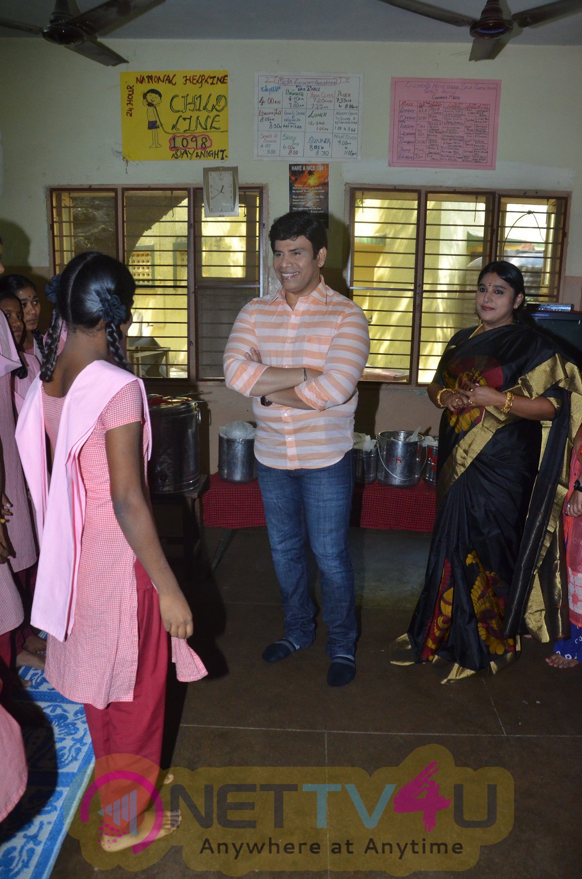 Actor Anandaraj  Birthday Celebration Stills Tamil Gallery