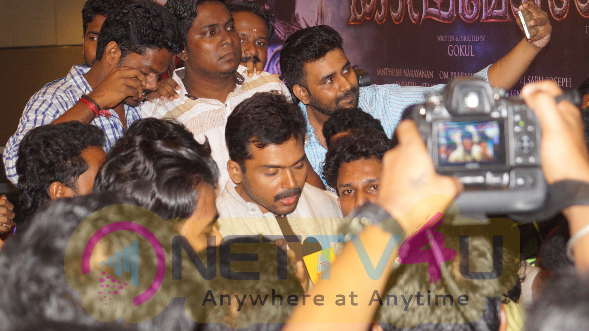Actor Karthi At Kochi For Kaashmora Press Meet Photos Tamil Gallery