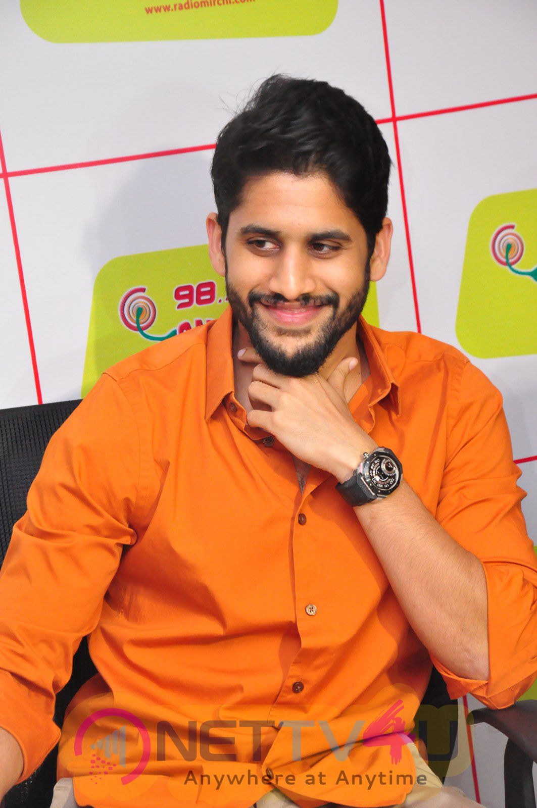 Actor Naga Chaitanya At Radio Mirchi For Premam Evare Song Launch Photos Telugu Gallery