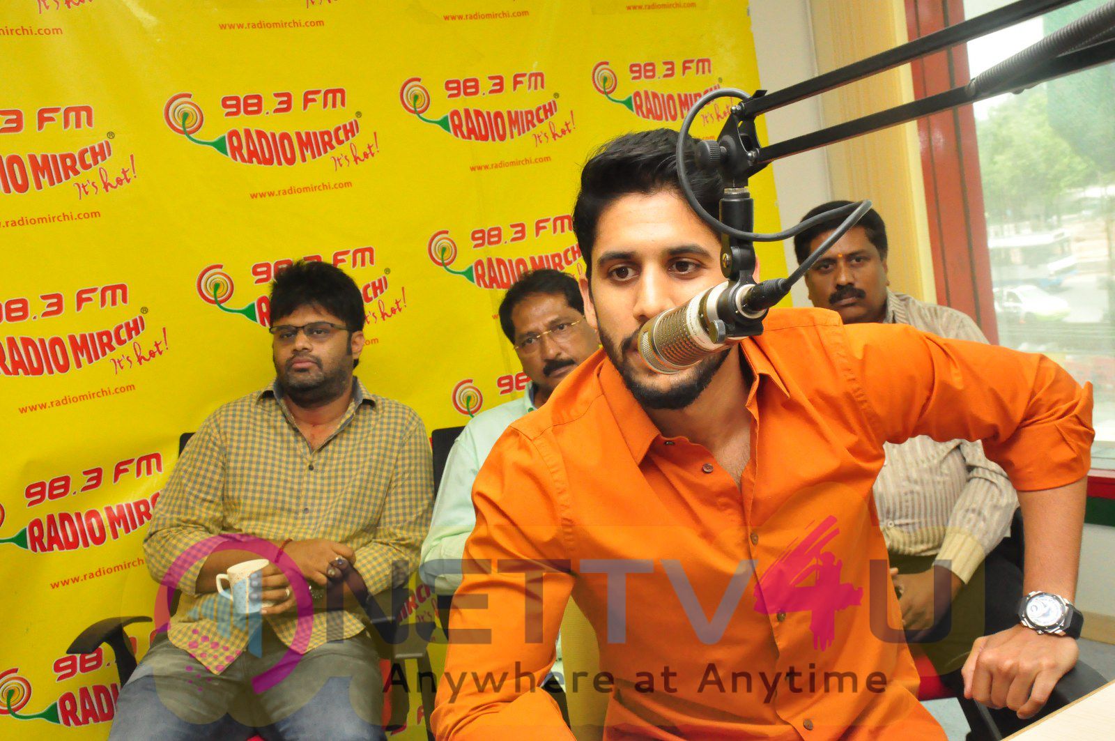 Actor Naga Chaitanya At Radio Mirchi For Premam Evare Song Launch Photos Telugu Gallery