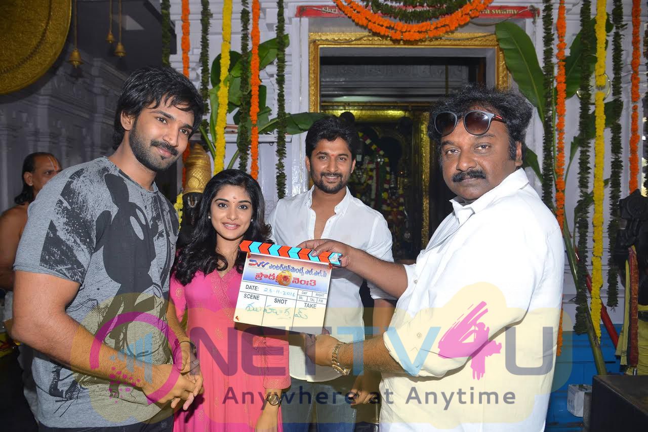 Actor Nani & D.V.V. Danayya Movie Opening Stills Telugu Gallery