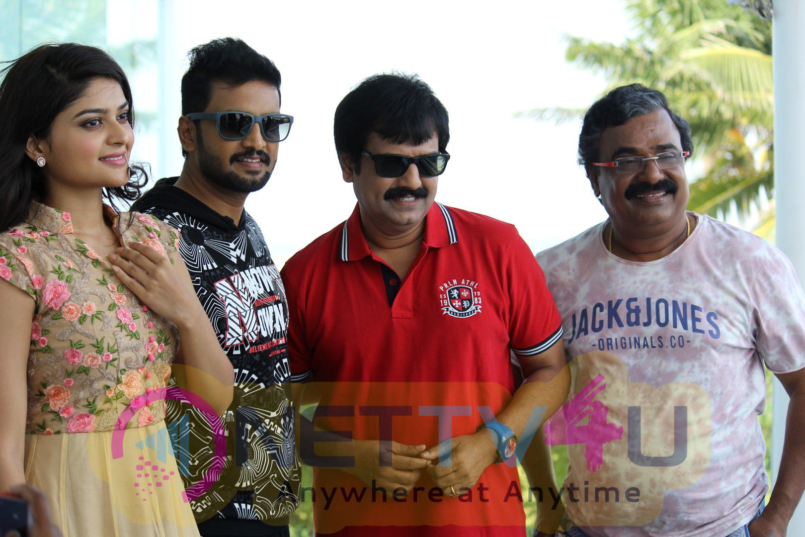 Actor Santhanam's Next Untitled Movie Produced By VTV Productions Directed By Sethuraman Pooja Stills Tamil Gallery