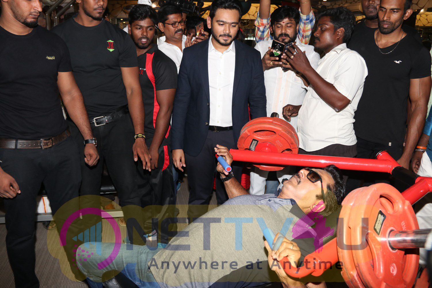 Actor Sarathkumar Launches Flux Fitness & Spa Saloon Perfect Stills  Tamil Gallery