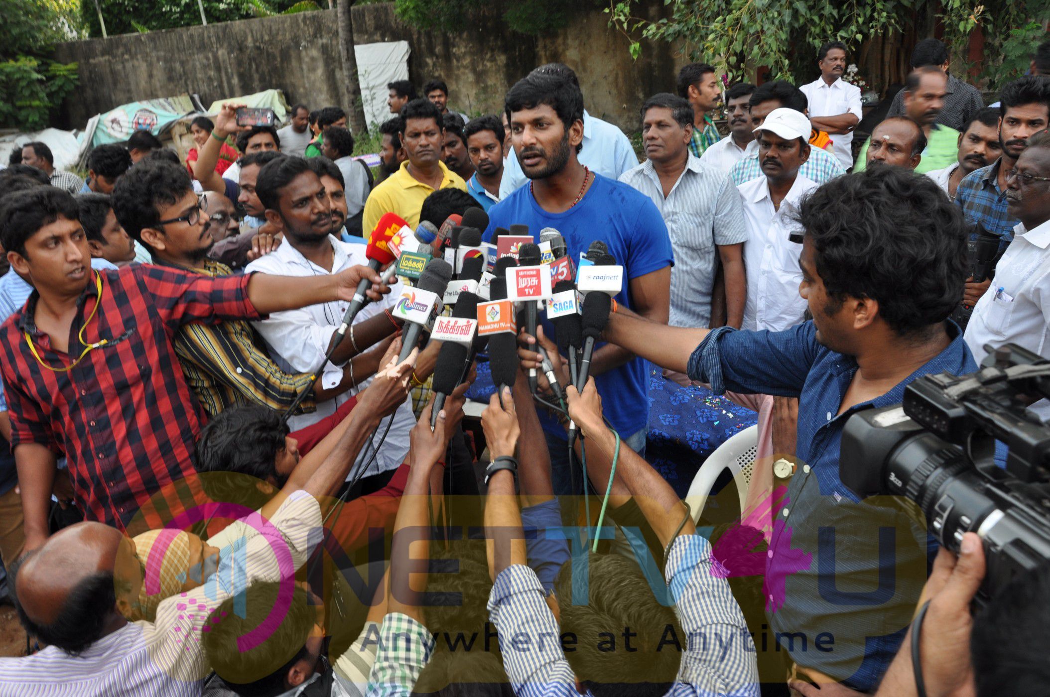 Actor Vishal Birthday Celebration Stills And MPS Poly Clinic Operates In Partnership With A Mixture Of Special Medical Camp Set 