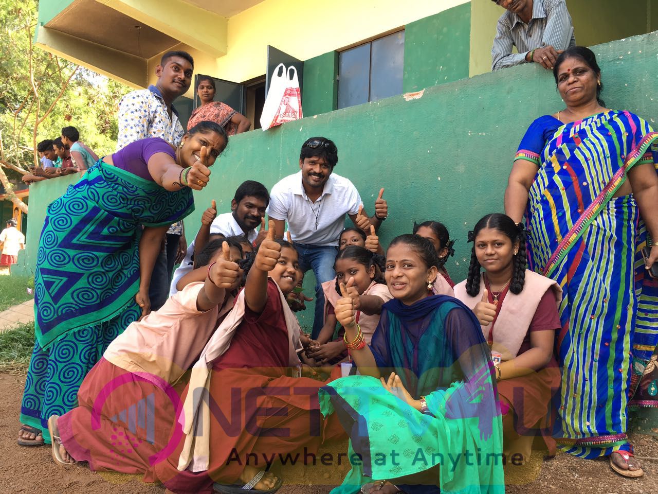 Actor Vishal Celebrates Childrens Day Attractive Photos Tamil Gallery