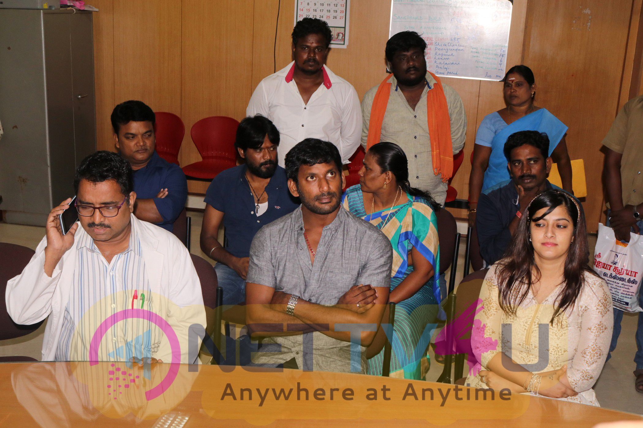 Actor Vishal Reddy Celebrate Is Birthday At Kasturi Gandhi Government Hospital In Tiruvallikeni And Gold Ring Fastidious And Mer