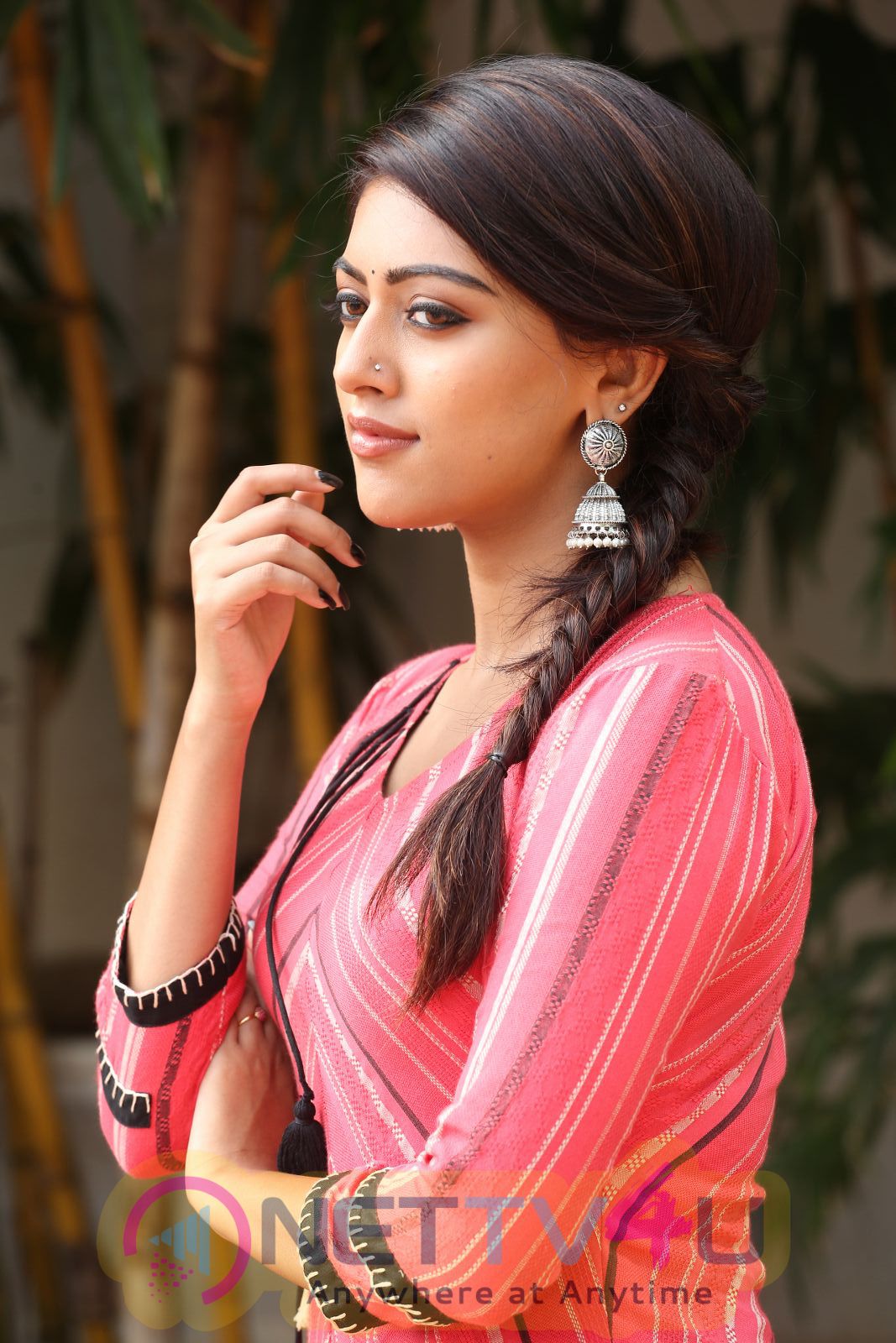 Actress Anu Emmanuel Beautiful Images At Majnu Movie Press Meet  Telugu Gallery
