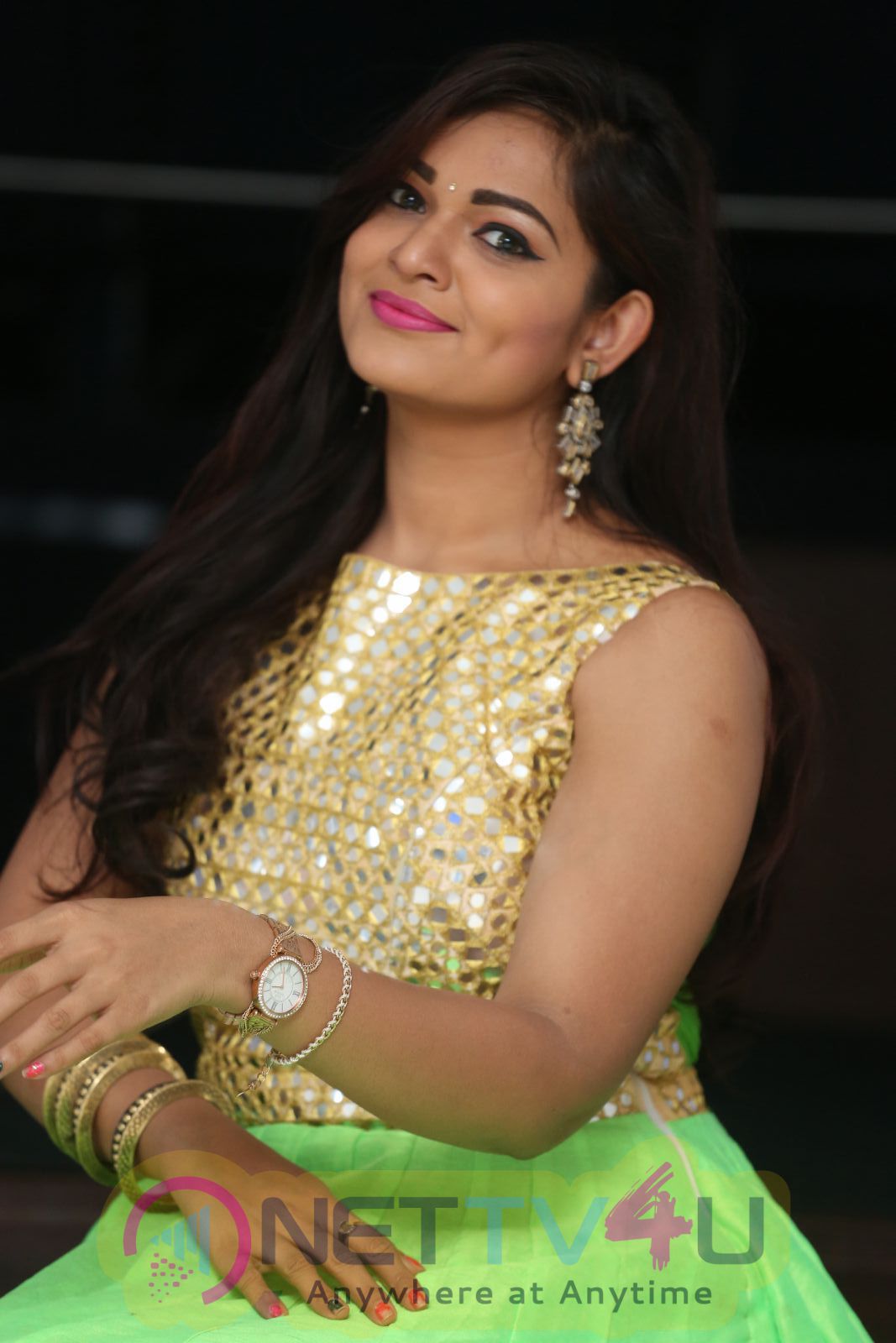 Actress Ashwini Beautiful Photos At Ameerpet Lo Audio Success Meet ...