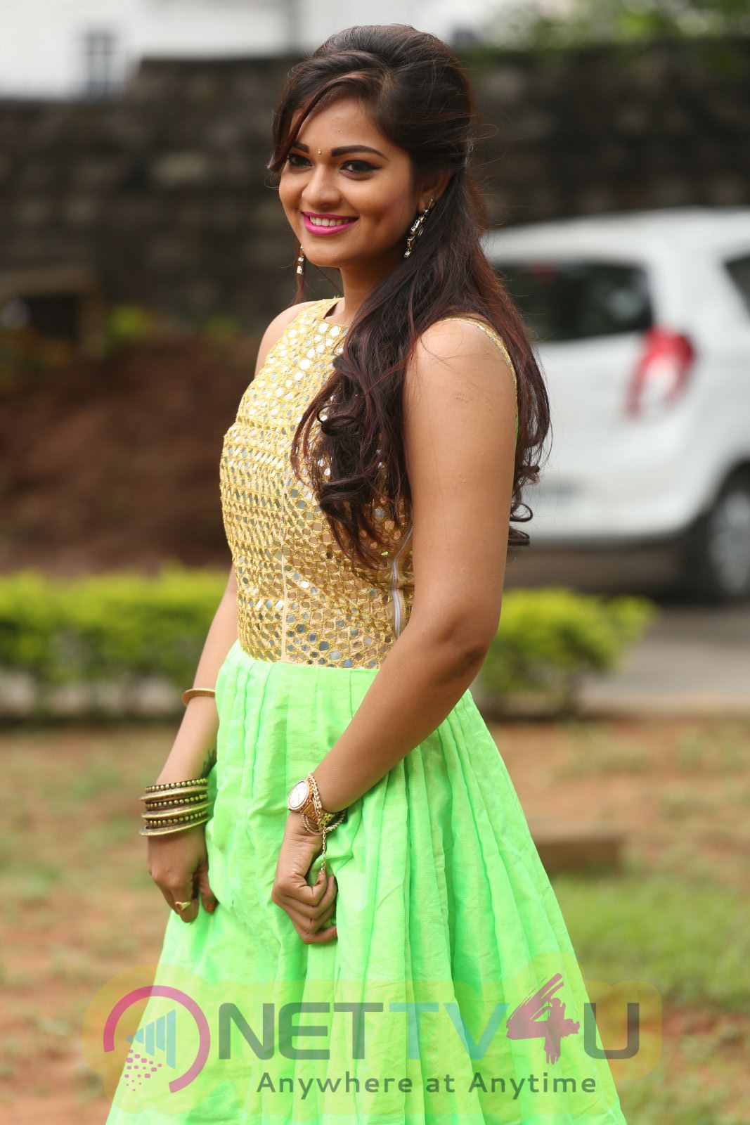 Actress Ashwini Beautiful Photos At Ameerpet Lo Audio Success Meet Telugu Gallery