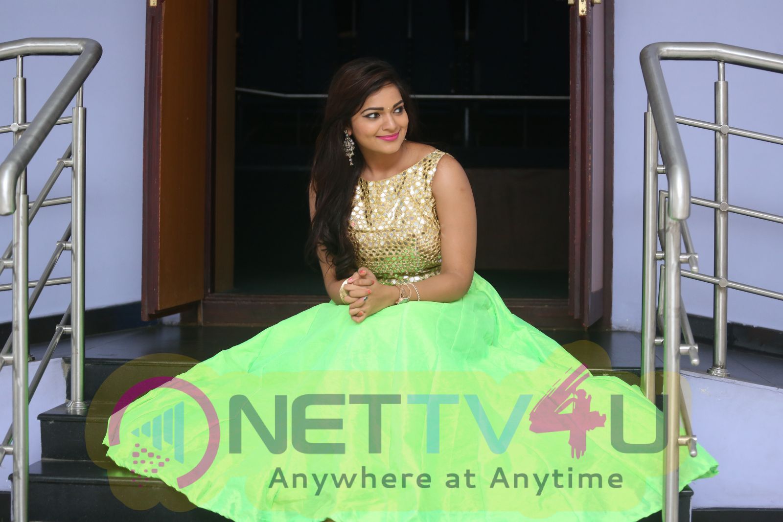 Actress Ashwini Beautiful Photos At Ameerpet Lo Audio Success Meet Telugu Gallery