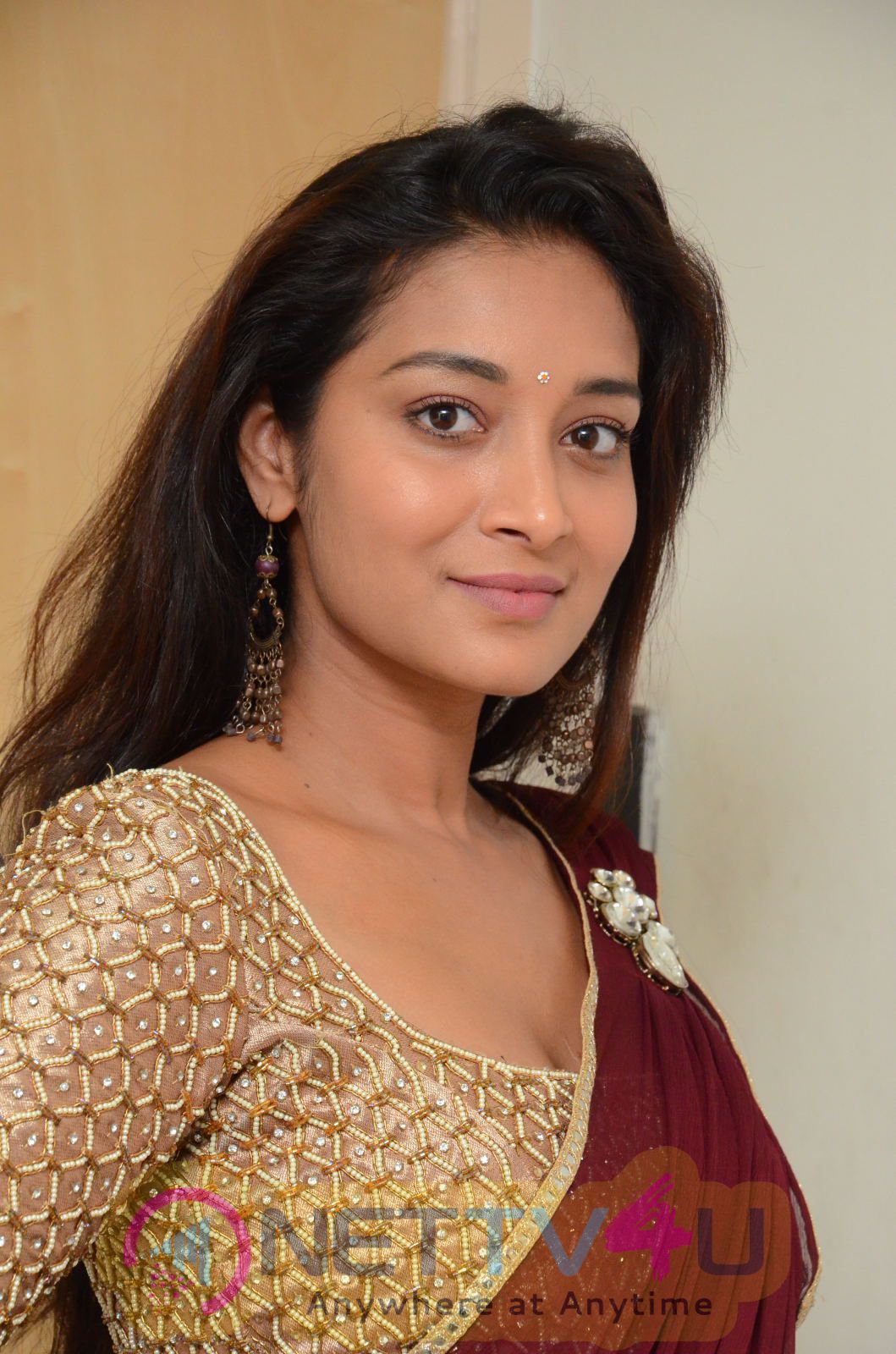 Actress Bhanu Sri Lovely Photos At Aavu Puli Madhyalo Prabhas Pelli Song Launch At Radio City  Telugu Gallery