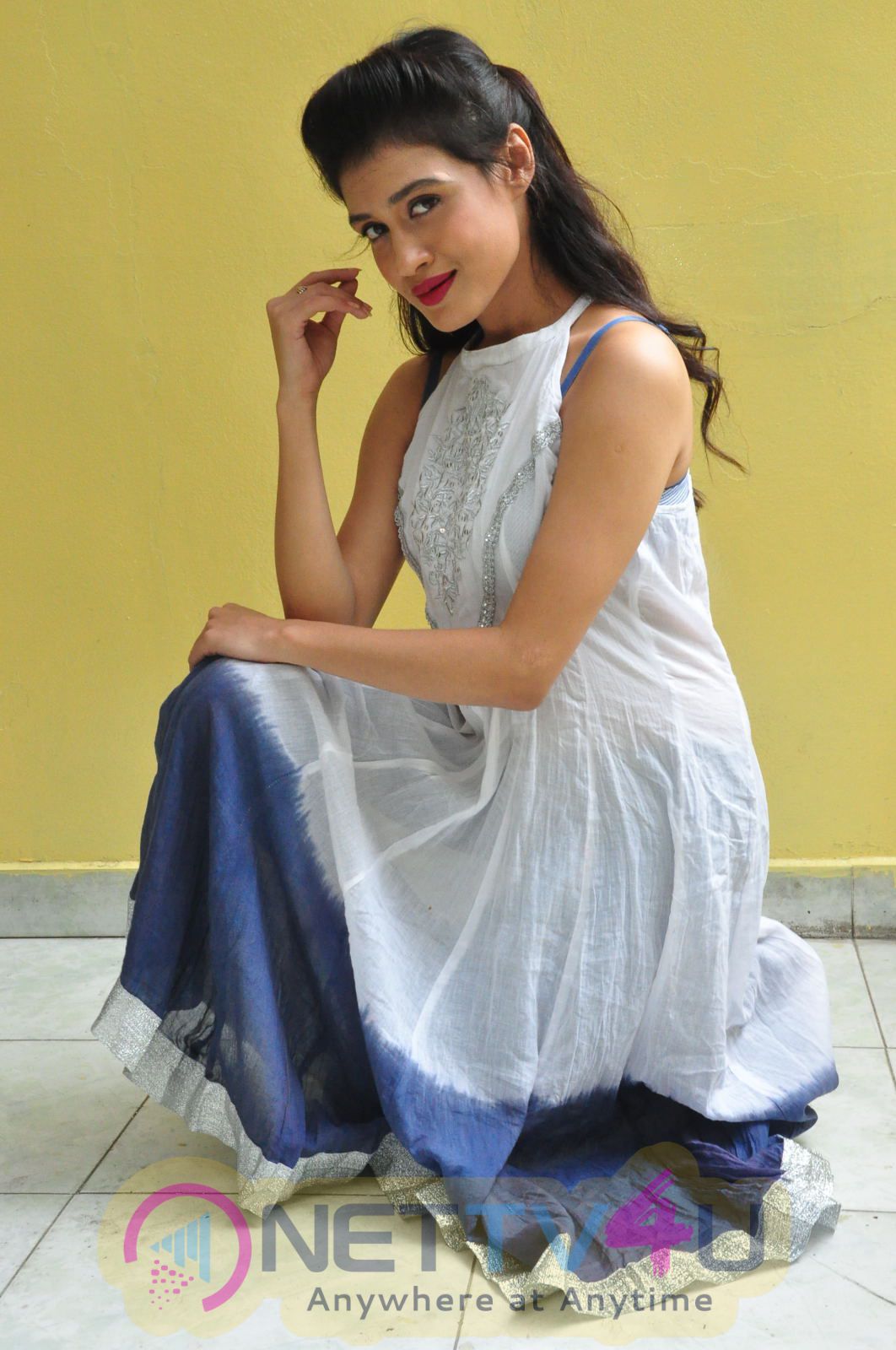 Actress Kimaya Beautiful Images At Bitragunta Movie Opening Telugu Gallery